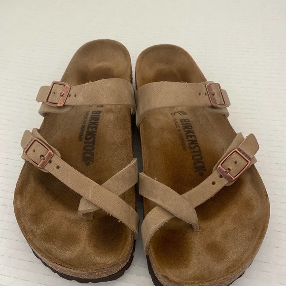 Birkenstock Shoes - Womens Birkenstock Mayari Leather Sandals Size 37 US Size 6.